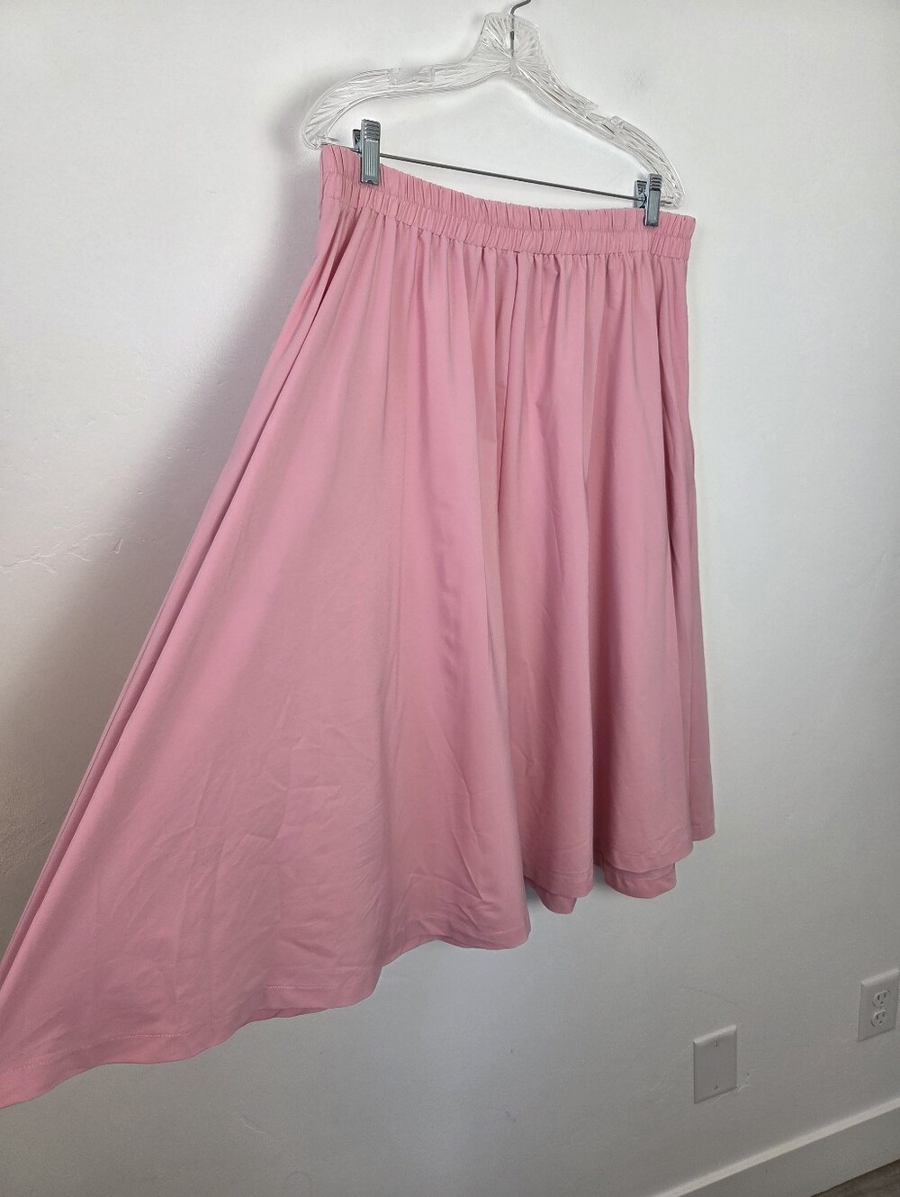 Belle Poque Pink A-Line High Waist Skirt Retro Modcloth Pin Up Rockabilly 50s XL - Picture 5 of 7